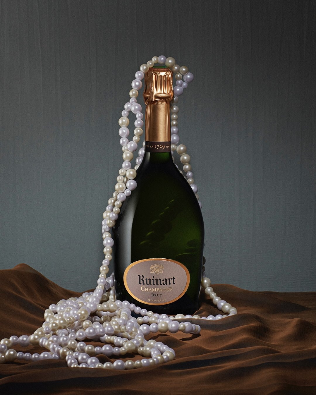  “Soft &amp; tender” with Ruinart champagne, 2023  Photography :  Elodie Farge   AD &amp; set design : Pauline Furman 