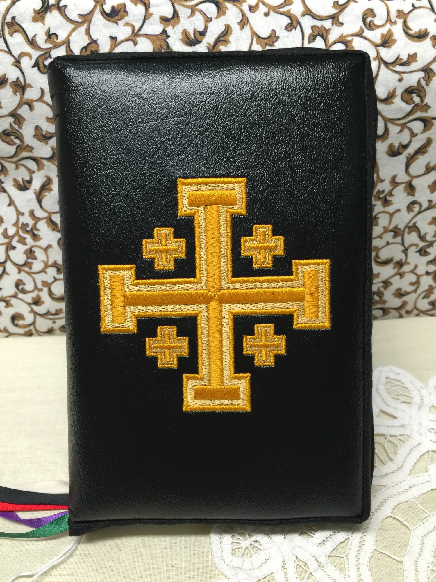 Jerusalem Cross Missal Cover — Custom Missal & Breviary Covers