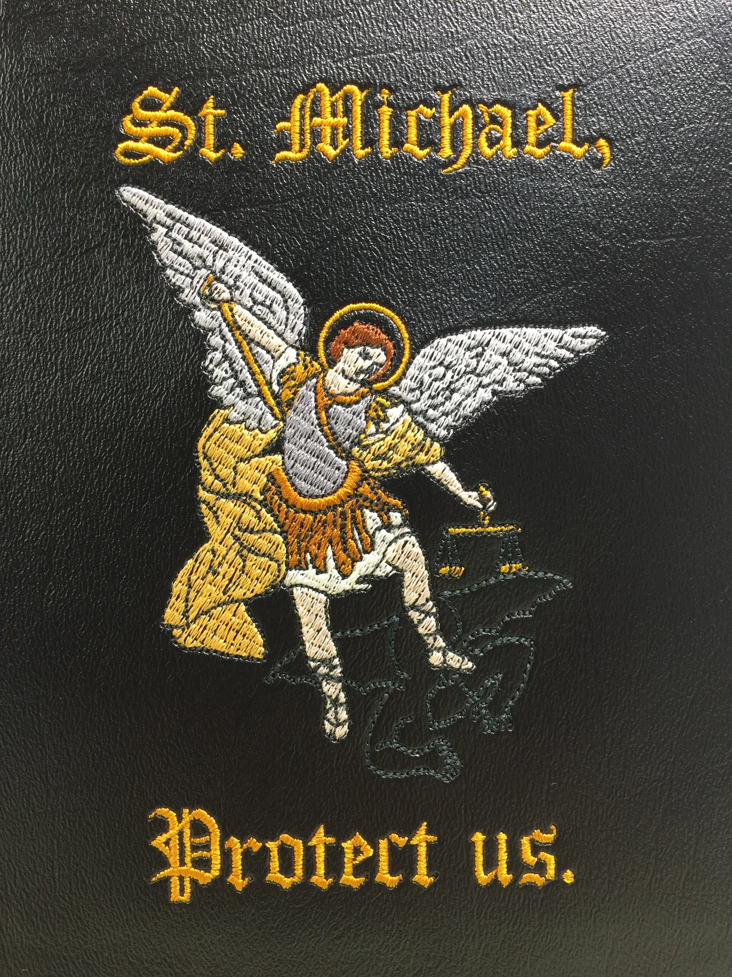 St. Michael Archangel Missal Cover — Custom Missal & Breviary Covers