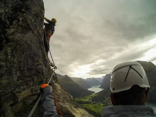 Via Ferrata, Loen. Foto Jomar Bergheim
