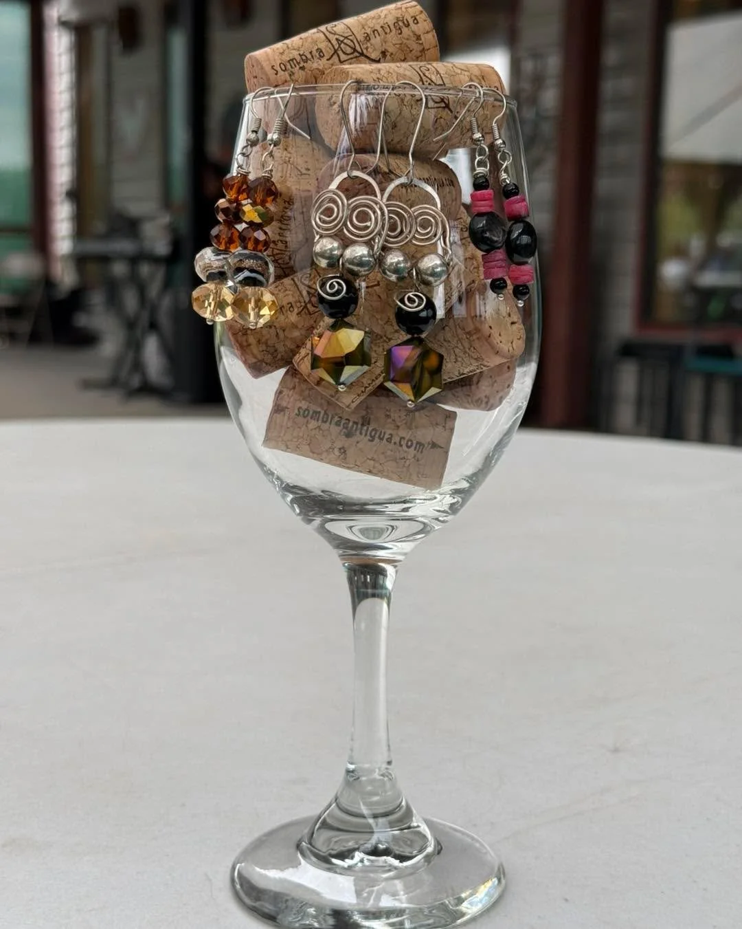 Hi friends! Just a friendly PSA that we&rsquo;ve got beautiful jewelry made with love (and probably a few tears) by our very own Theresa&rsquo;s skilled hands! Come check them out during regular hours of operation, inside our tasting room, wine not i
