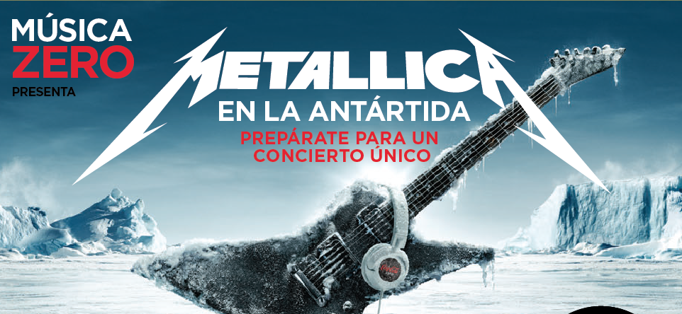 Coca-Cola Zero “Metallica en Antártida”