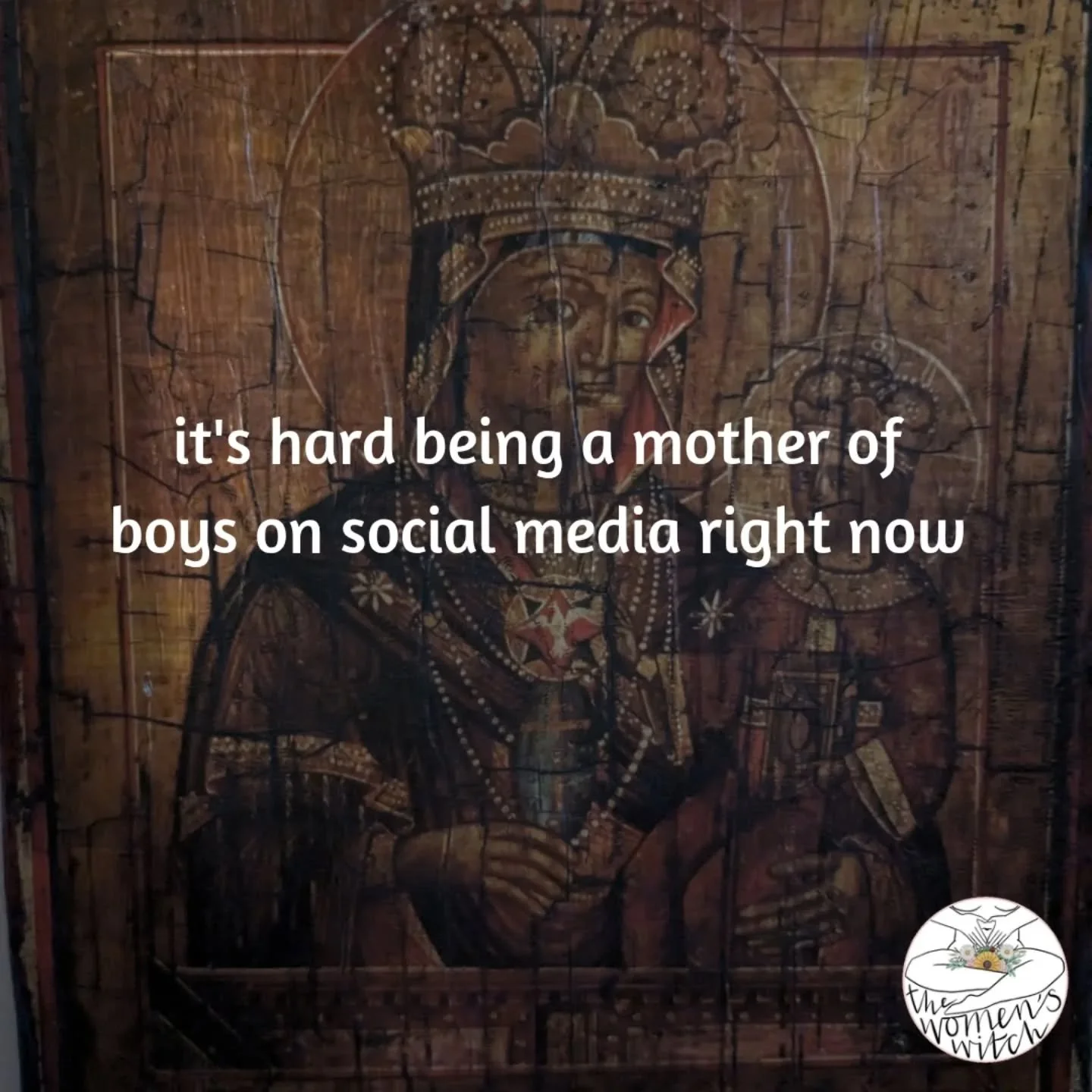 this has been on my heart for such a long time. 

if your version of women's spirituality calls boys and men "drones" that need to be shut out of the hive, you've missed the point entirely. 

where did men come from?

from the great love wi