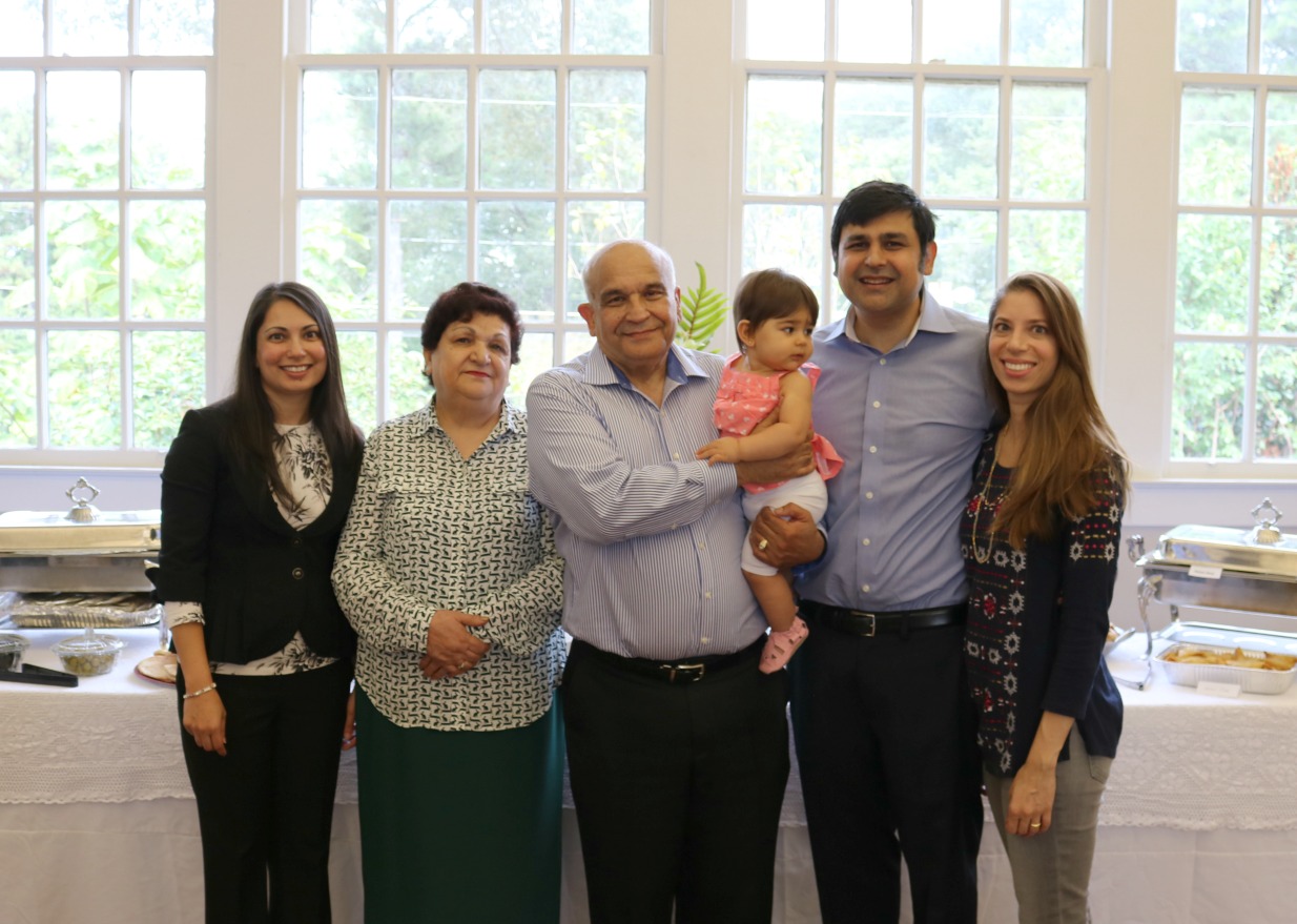 Obaid's family joined in the retirement celebration on Oct. 2.