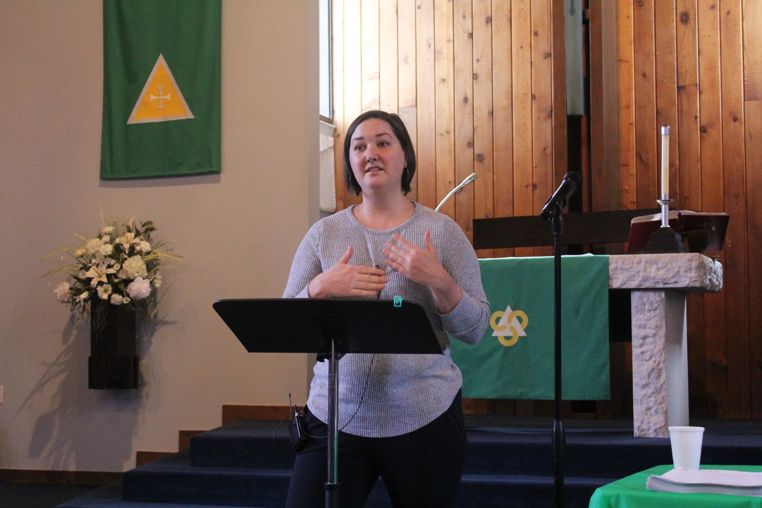 Jessica Jones, Acting Director for Advocacy, Lutheran Immigration and Refugee Services, provided practical tips and advice for communicating with elected officials and standing up for refugees