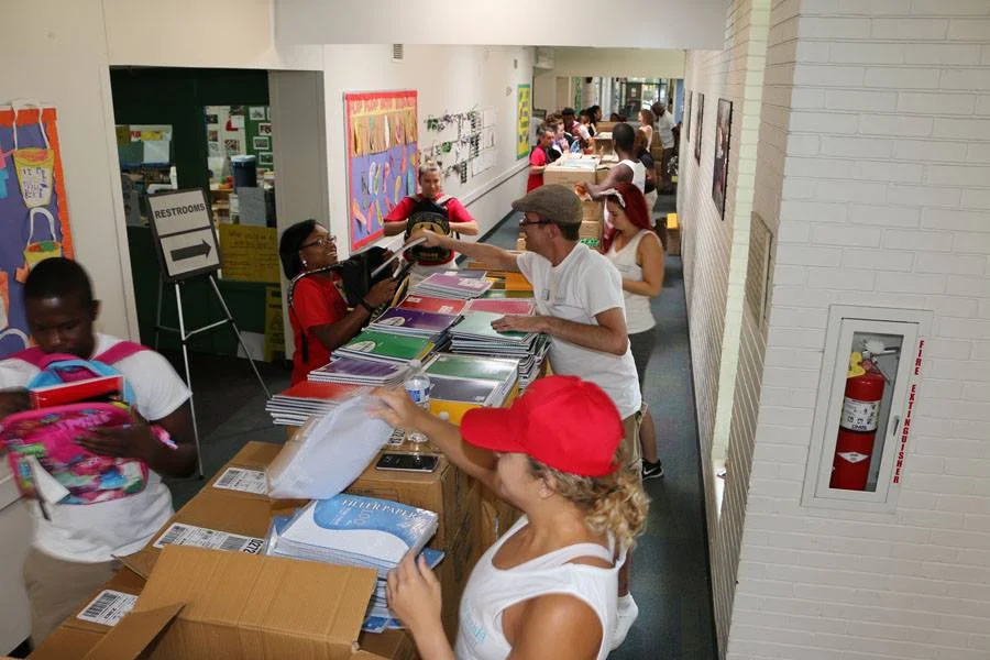 FOR THE KID IN ALL OF US, A LOCAL NONPROFIT, PROVIDED LSG WITH MORE THAN 200 BACKPACKS FILLED WITH SUPPLIES FOR CHILDREN WE SERVE.
