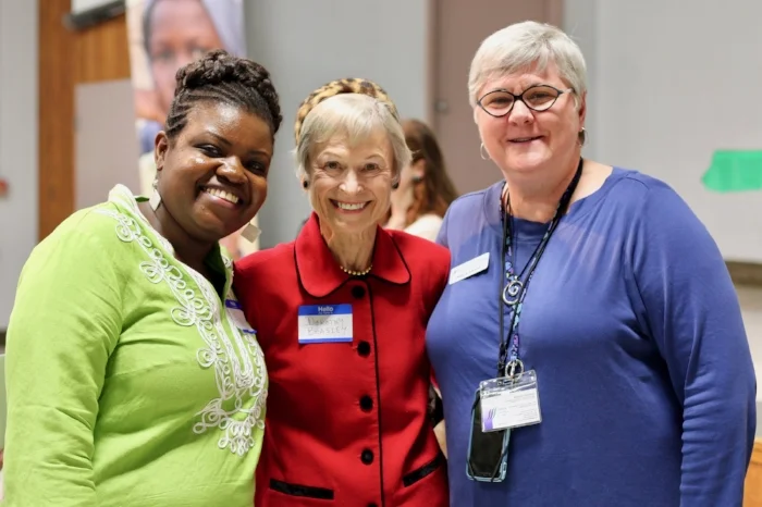 Aimmee Zongondou (LSG), Dorthy Beasley and Melanie Johnson (LSG).