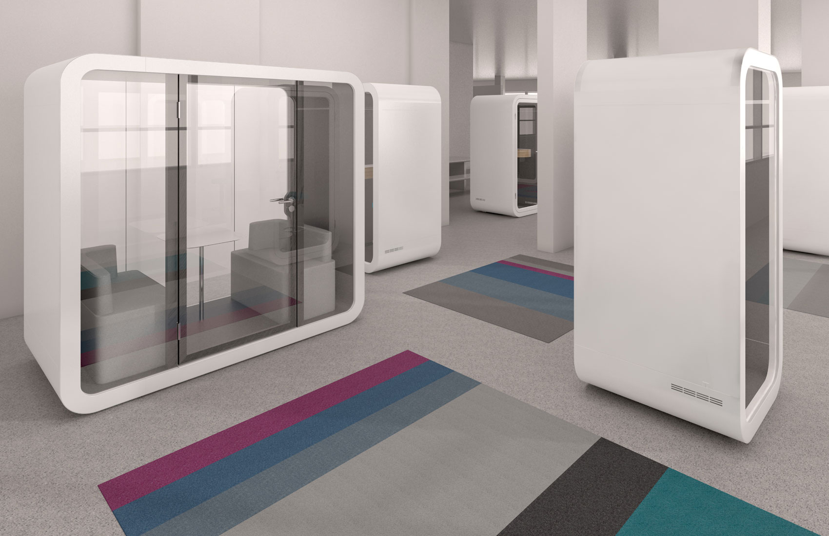 Open Office Framery Booths