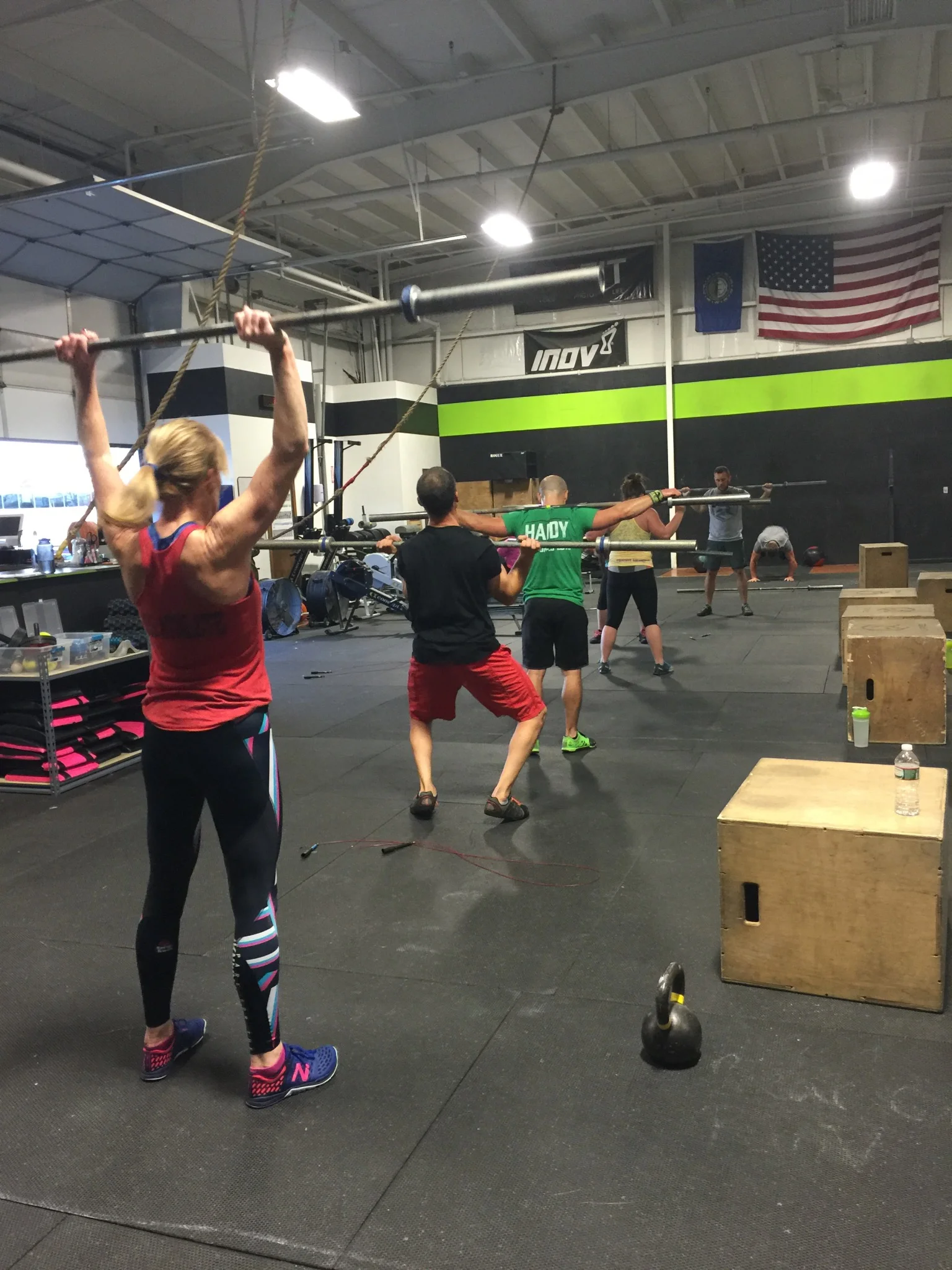 Deb, Bruce, Seb, Kelly and Johnny getting after "Filthy Fifty"