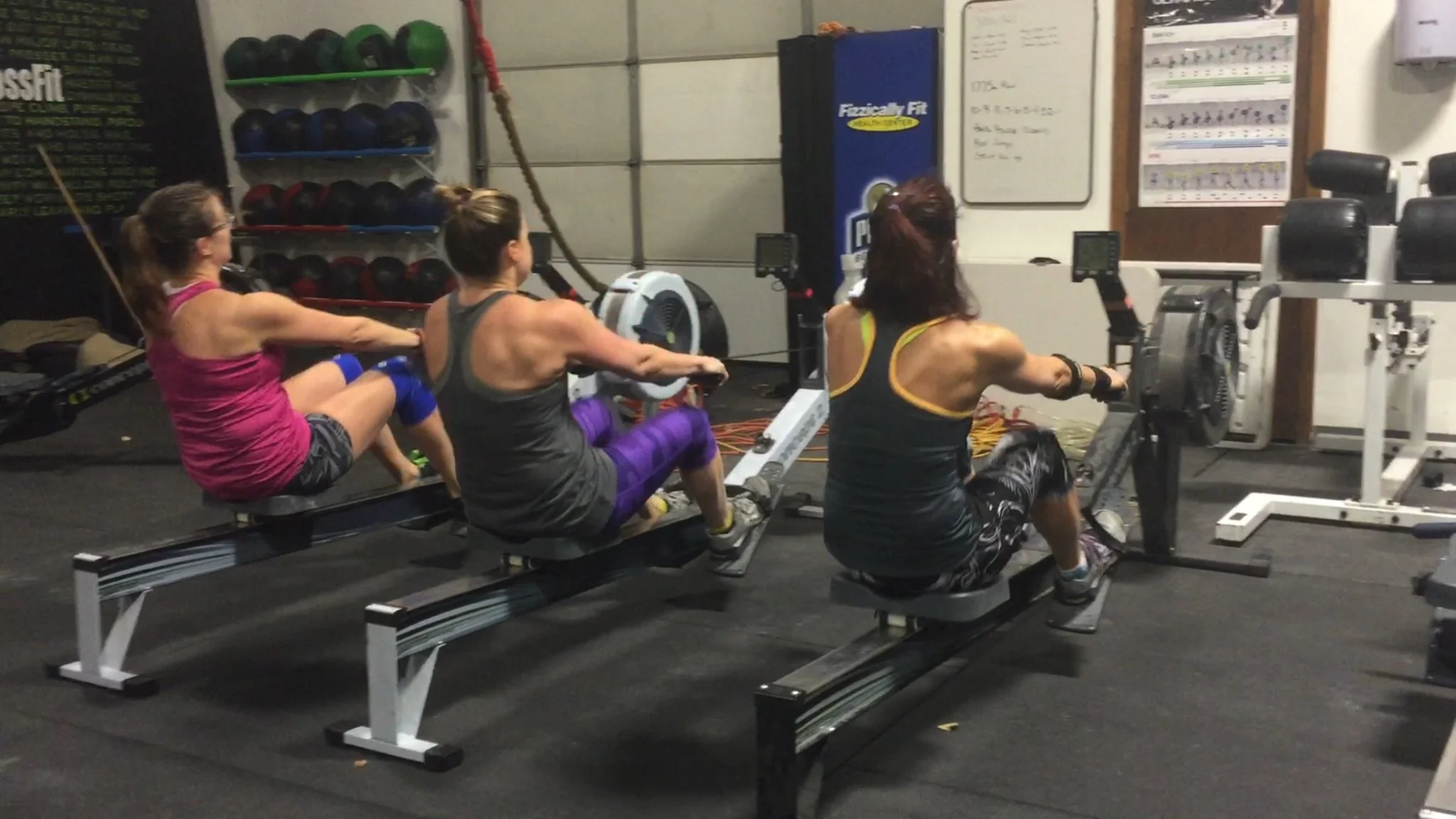 Carrie, Kim and Lumi. Yeah, they workout ;)
