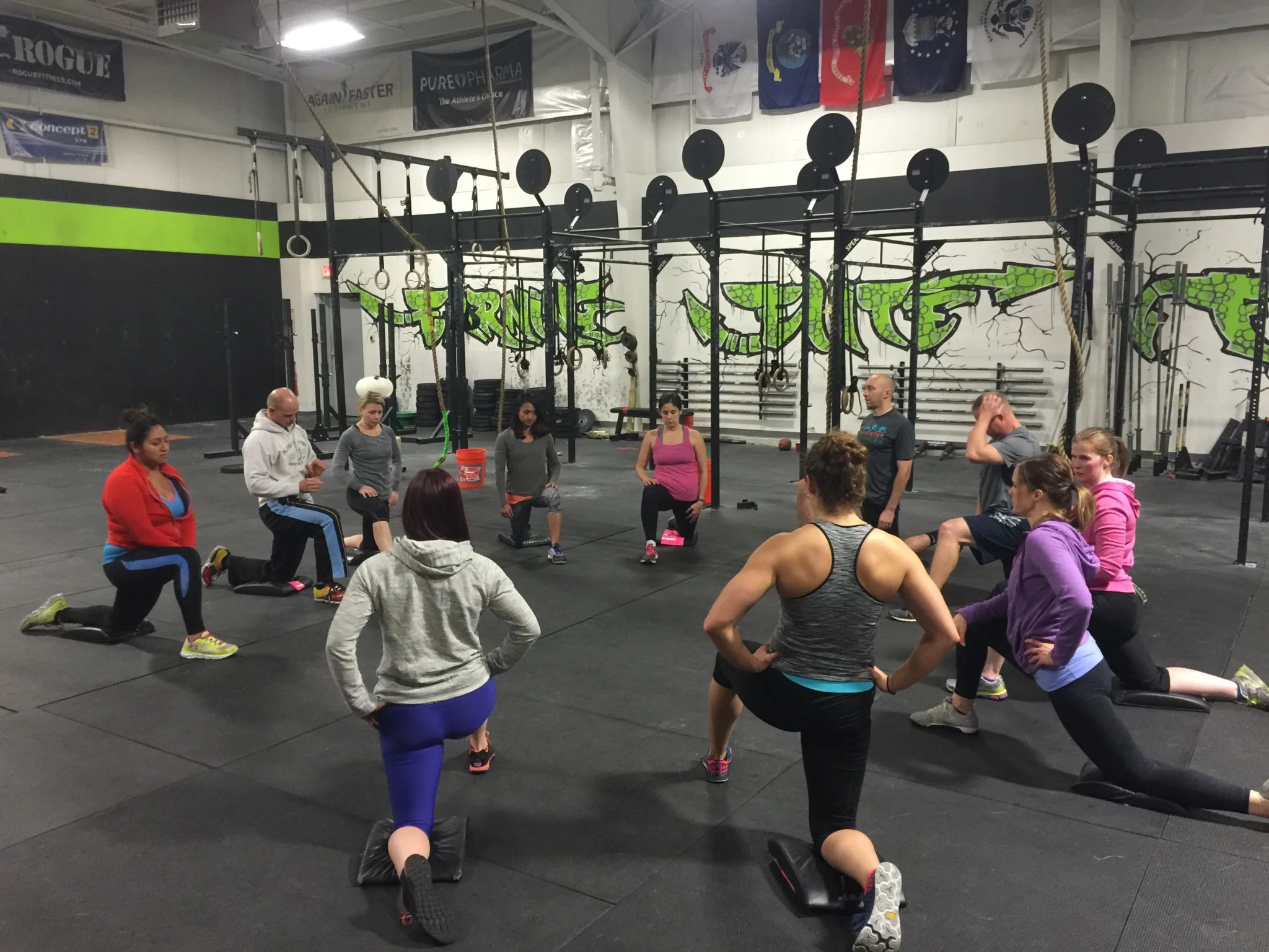 Social circle stretching!