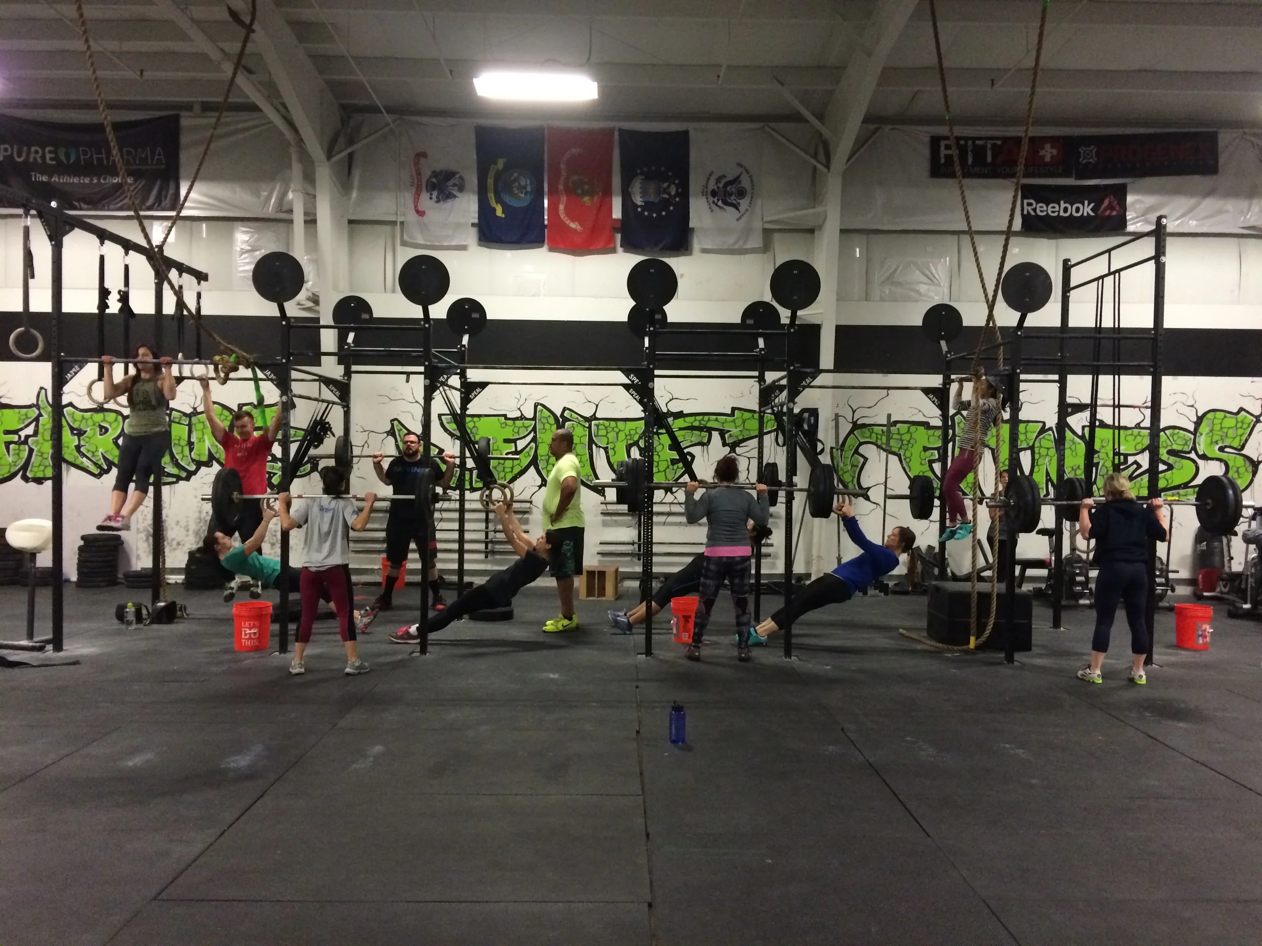 Squats and Pull ups!