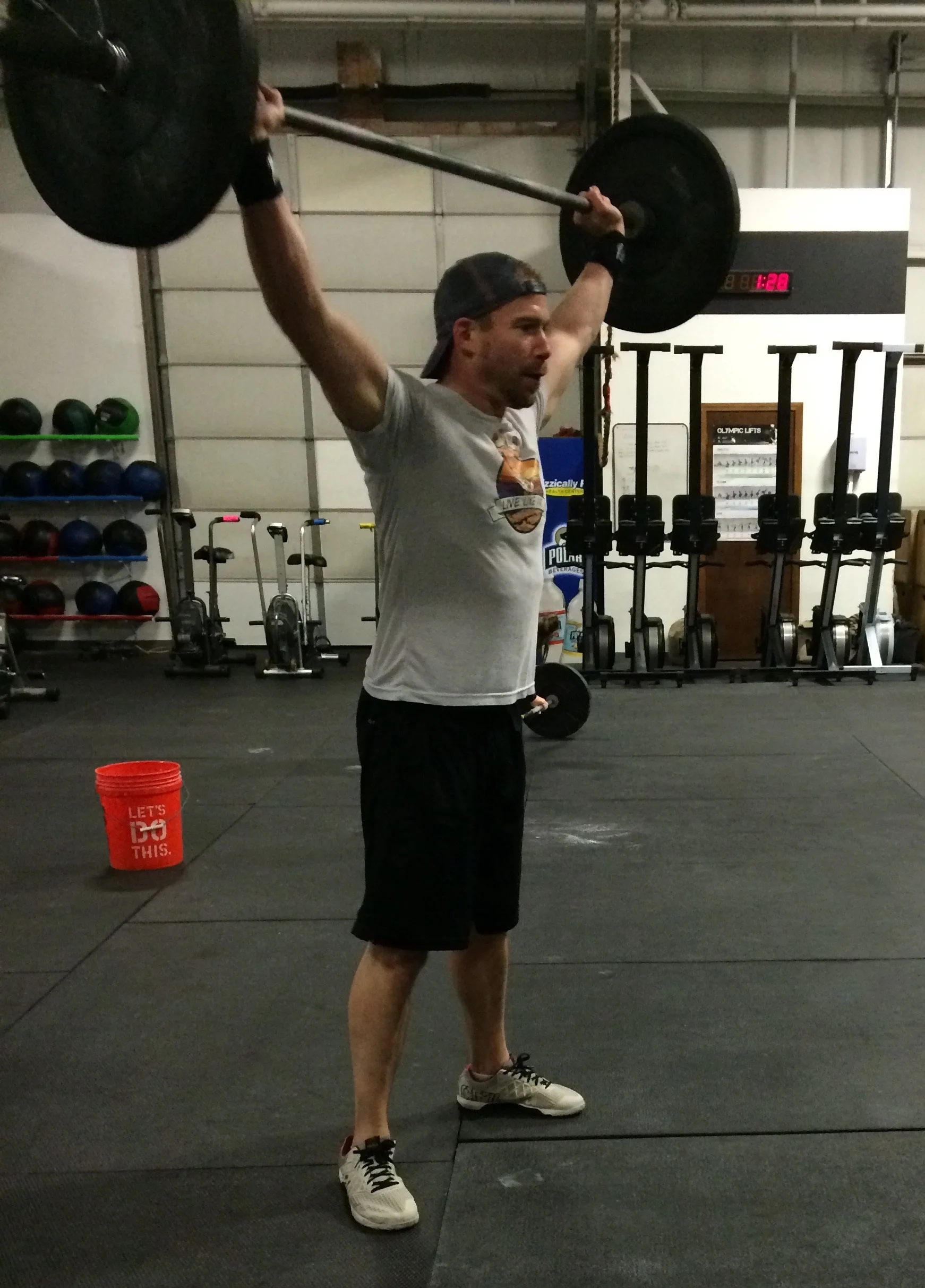 Sometimes finding strength through meditation requires peace and quiet, other times a heavy barbell