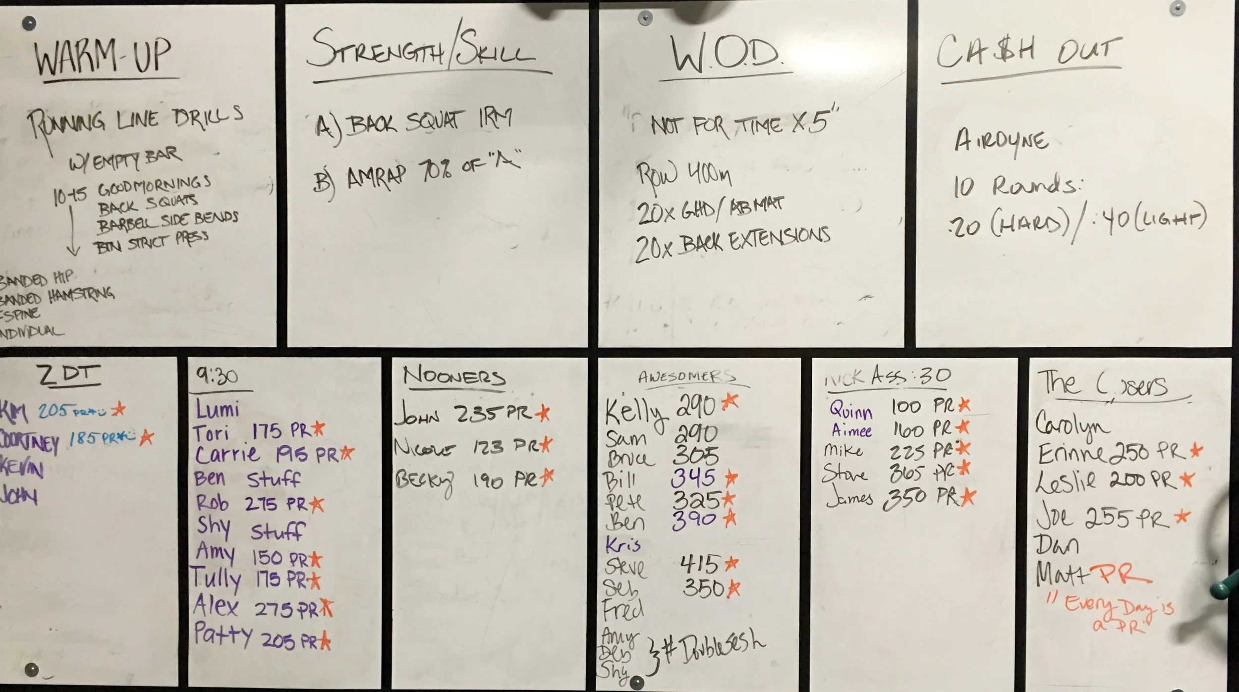 I think it is safe to say it was a good day for back squats