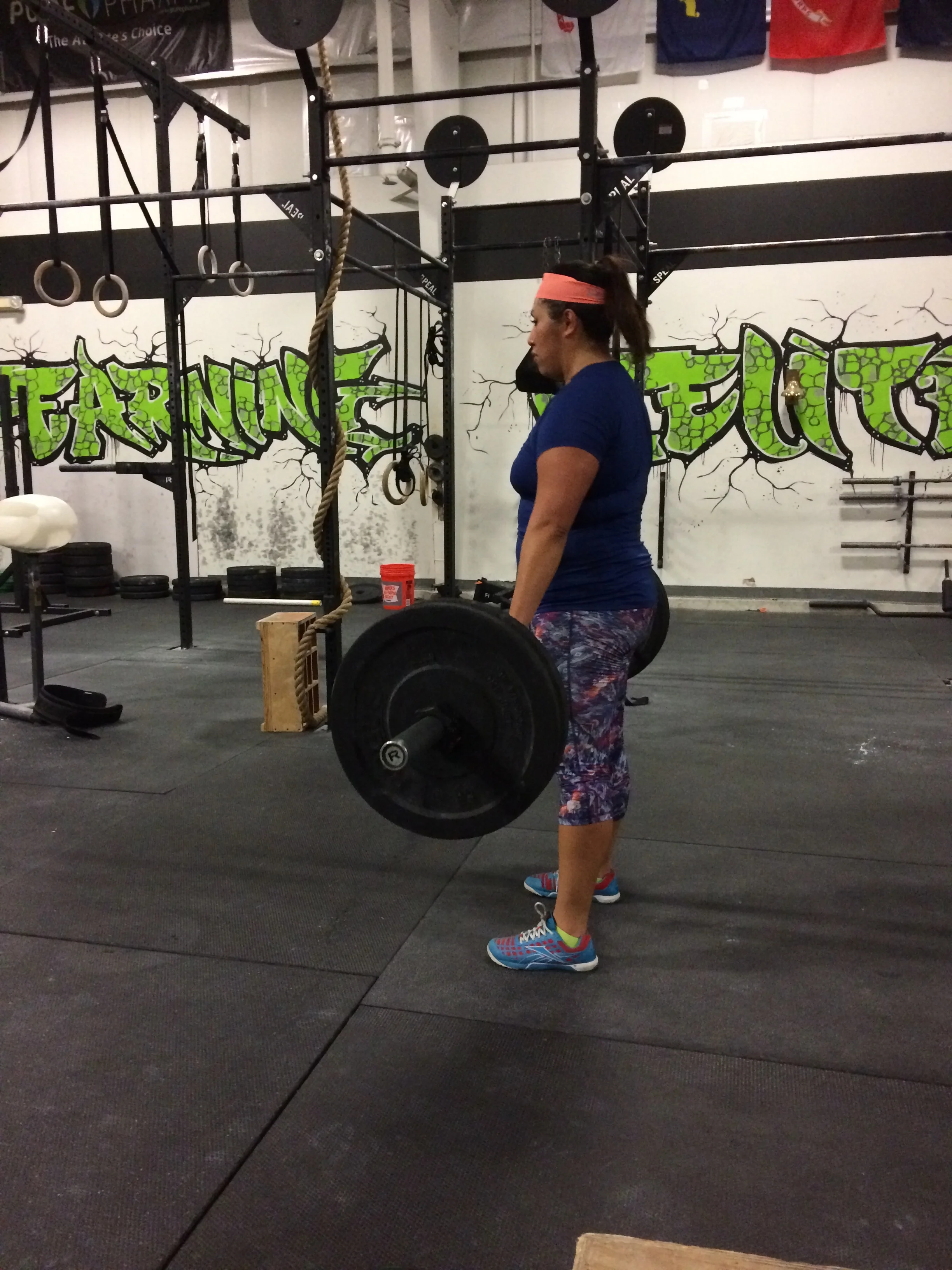 Proud of this girl and how strong she is getting! Hard work pays off.