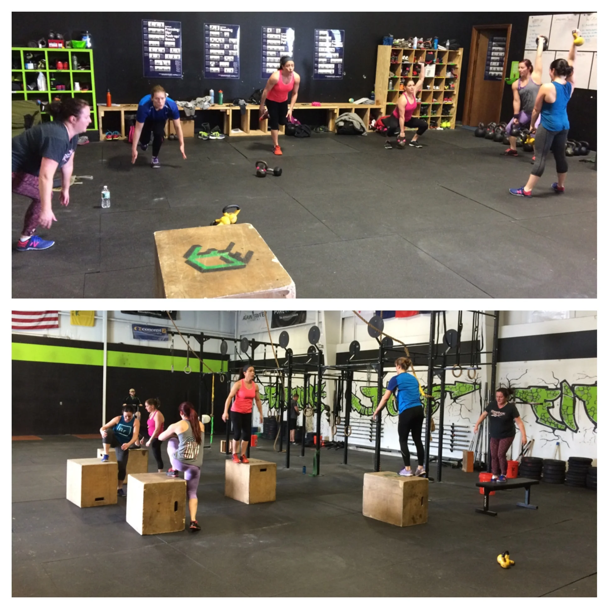 Unilateral strength development and sprints outside, these ladies did great today!!
