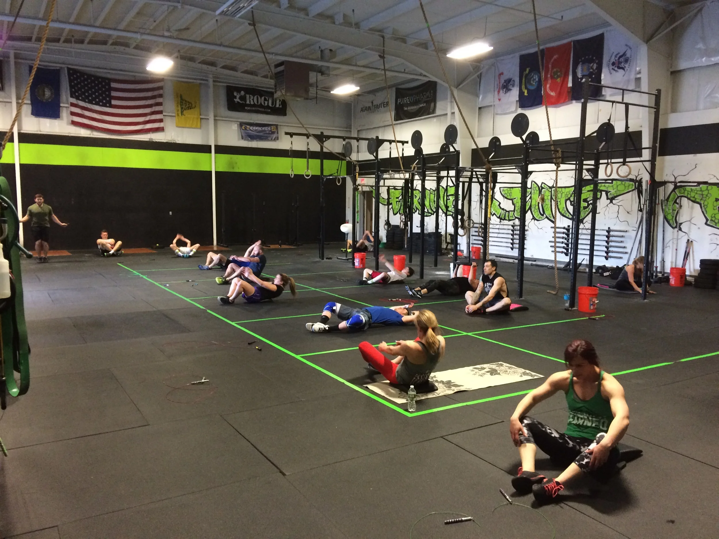Benchmark workout where half the reps are sitting down? Sign me up!