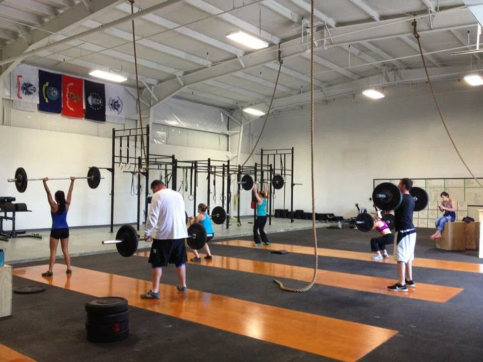Little Flash Back Friday action. Yes, that was the gym. Yes, it's much better now. 