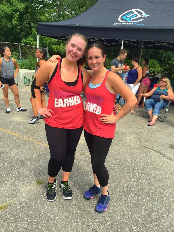 Tori and Steph after kicking ass Saturday!