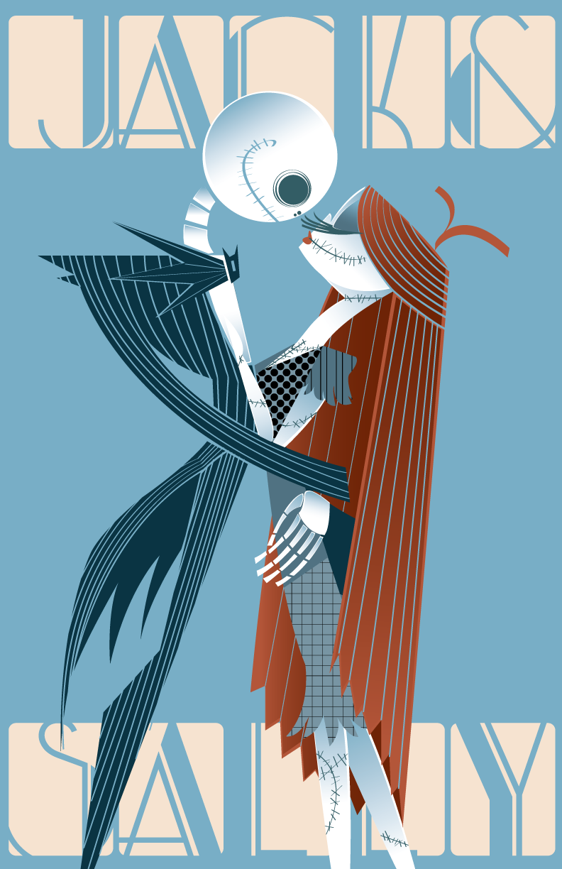 NIGHTMARE BEFORE CHRISTMAS: JACK & SALLY