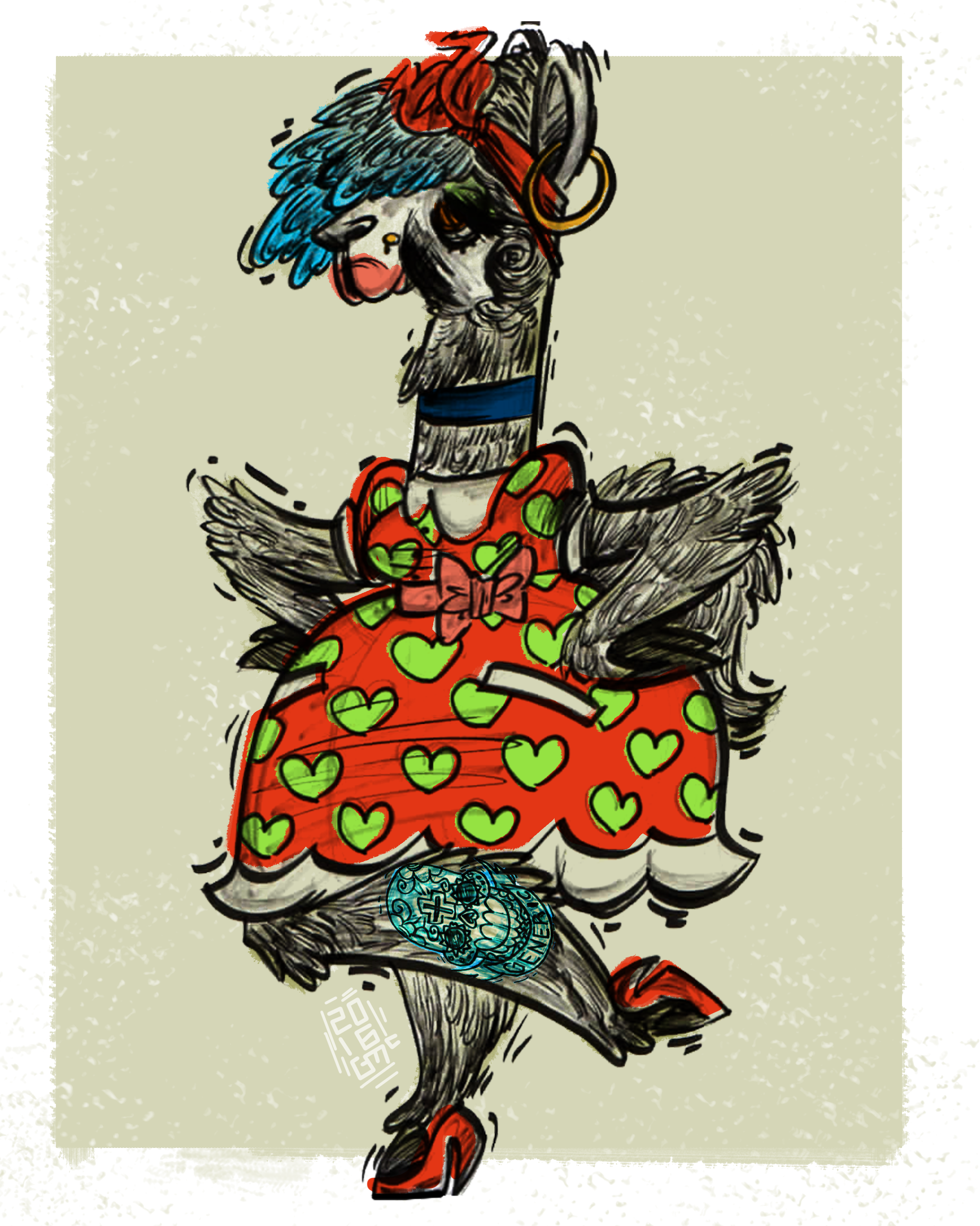 HIPSTER PETS: LLAMA MAMMA
