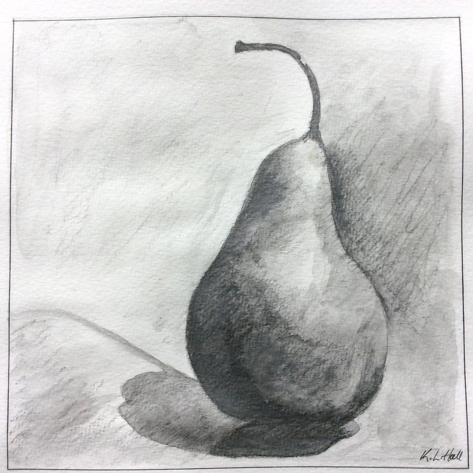 Art journal, water-soluble pencils
