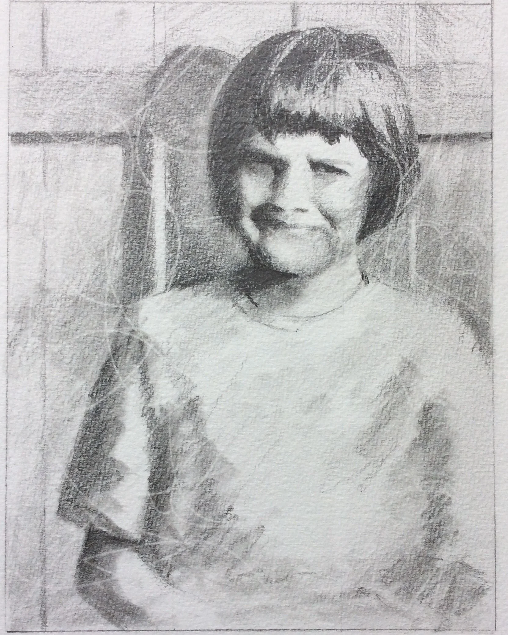 "Susan Morrison, May 1968, Thunder Bay" Art journal, pencil