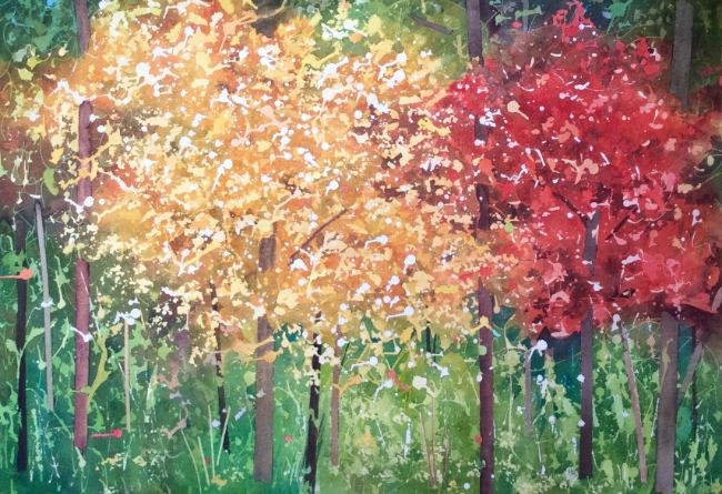 Title TBD. Watercolour, 20 x 28"