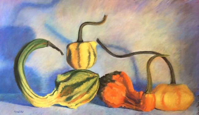 "Tableau" Pastel, 13.5 x 22"