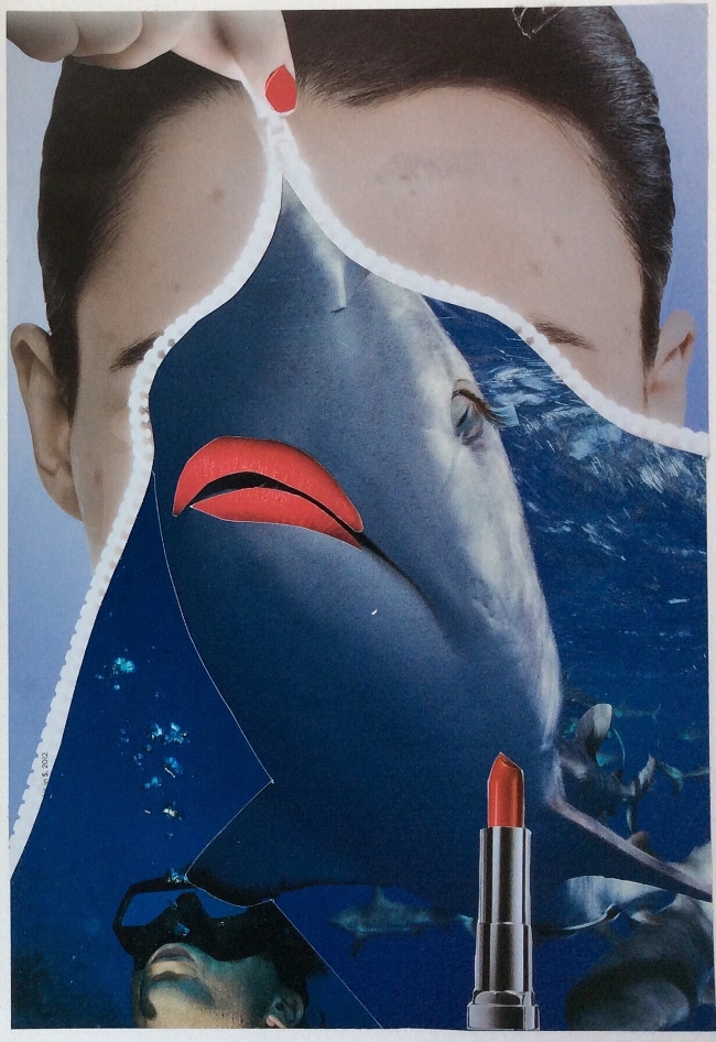 "True Colours" Art journal, magazine collage