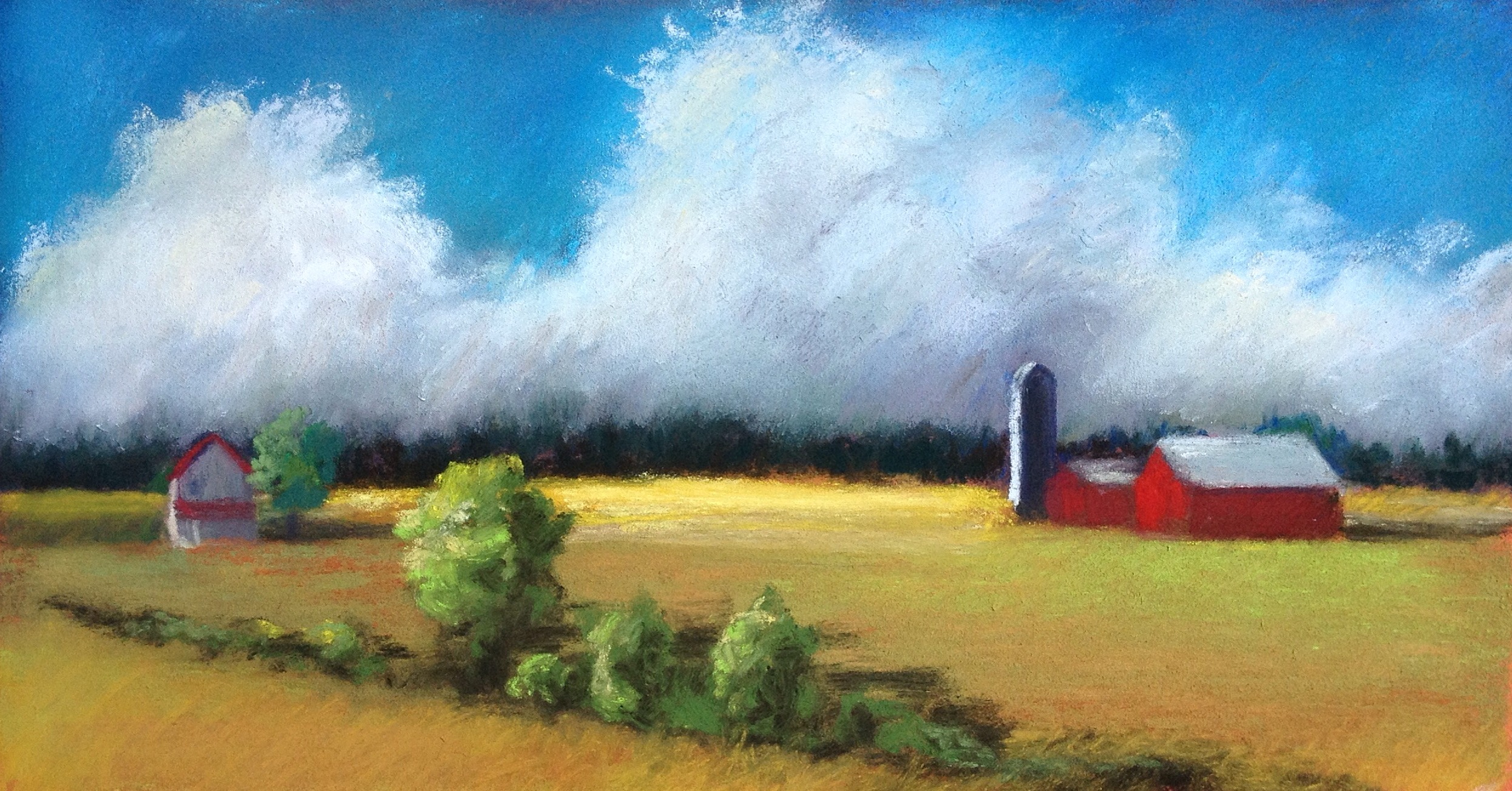 Sun on Silo