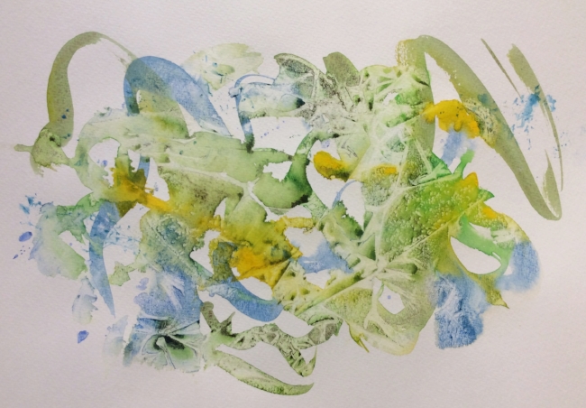 Untitled watercolour doodle, art journal