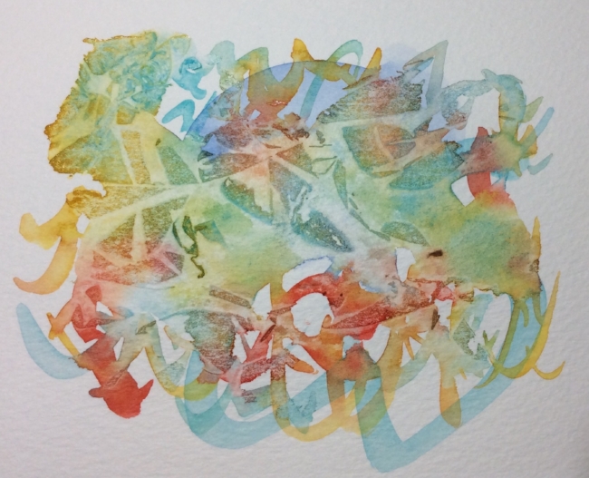 Watercolour notecard, 5 x 7"