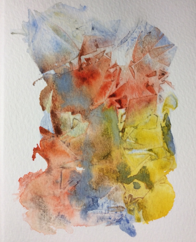 Watercolour notecard, 7 x 5"