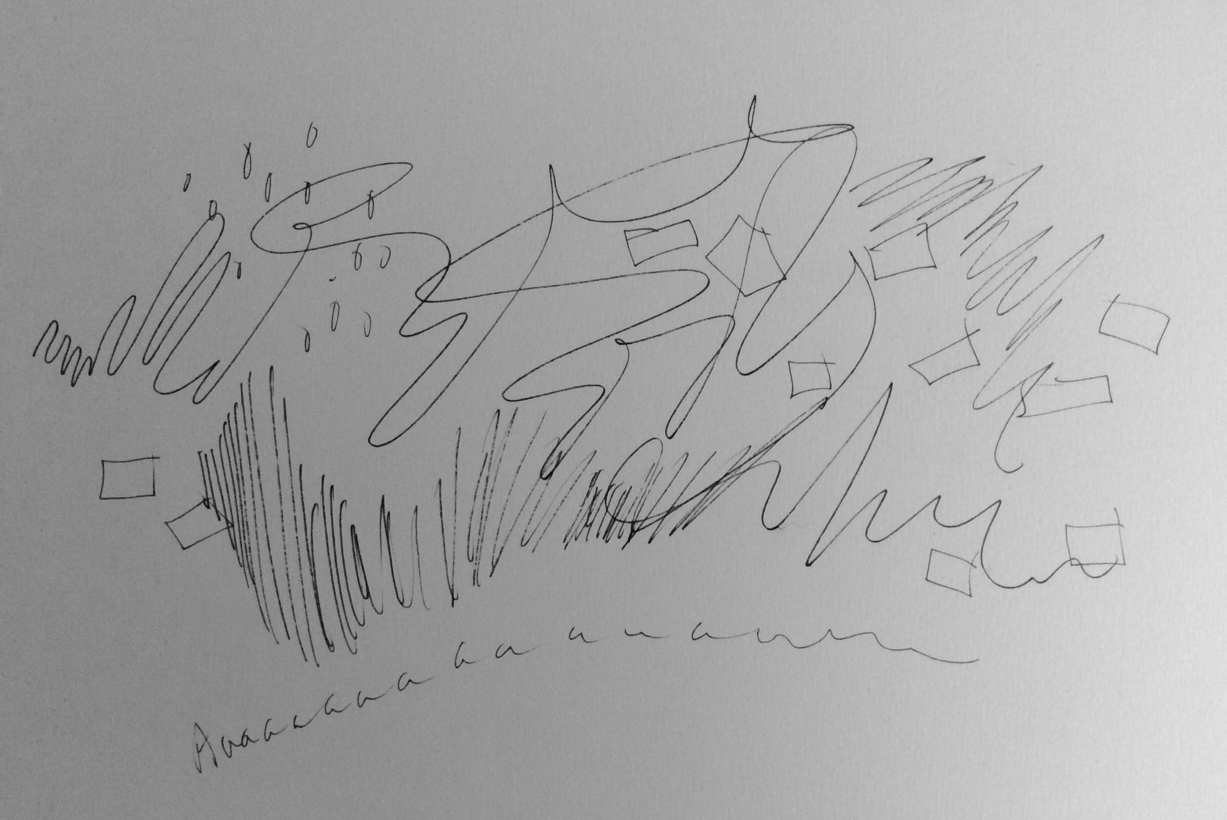 "Resist". Art journal, ink