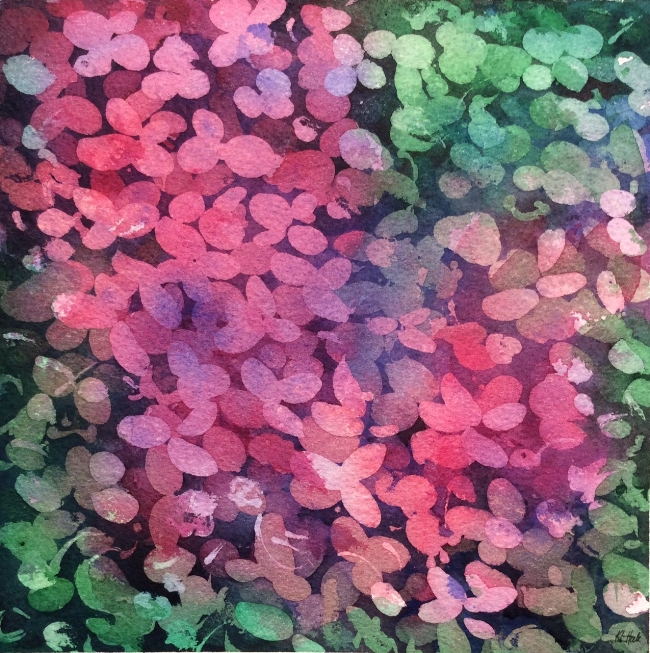 Title TBD. Watercolour, 8 x 8"