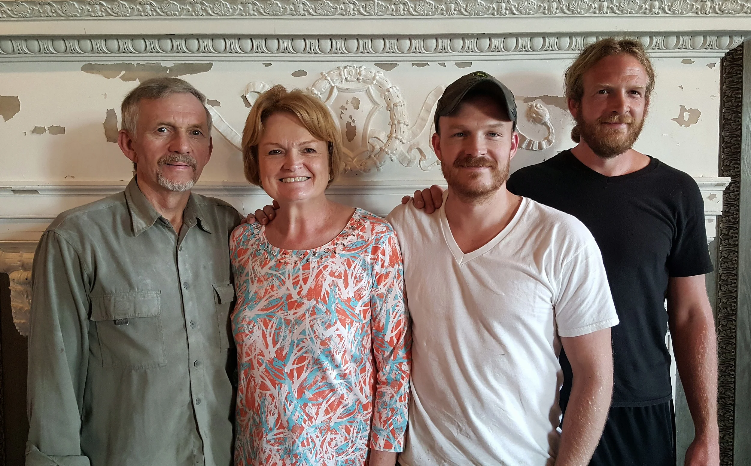The Long Family: Roger, Tammy, Jordan and Shane. 