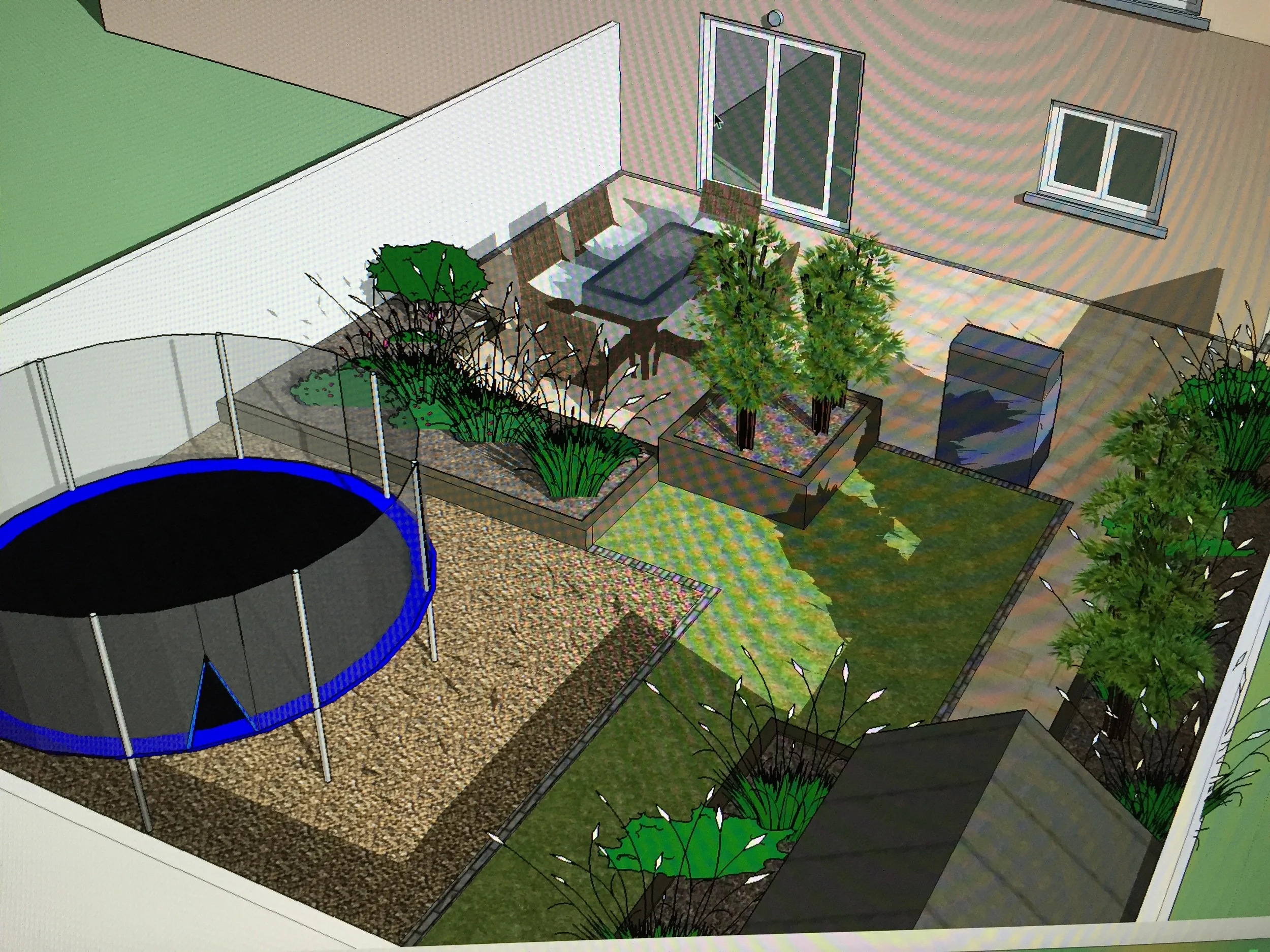 We offer complete 3D views of you garden