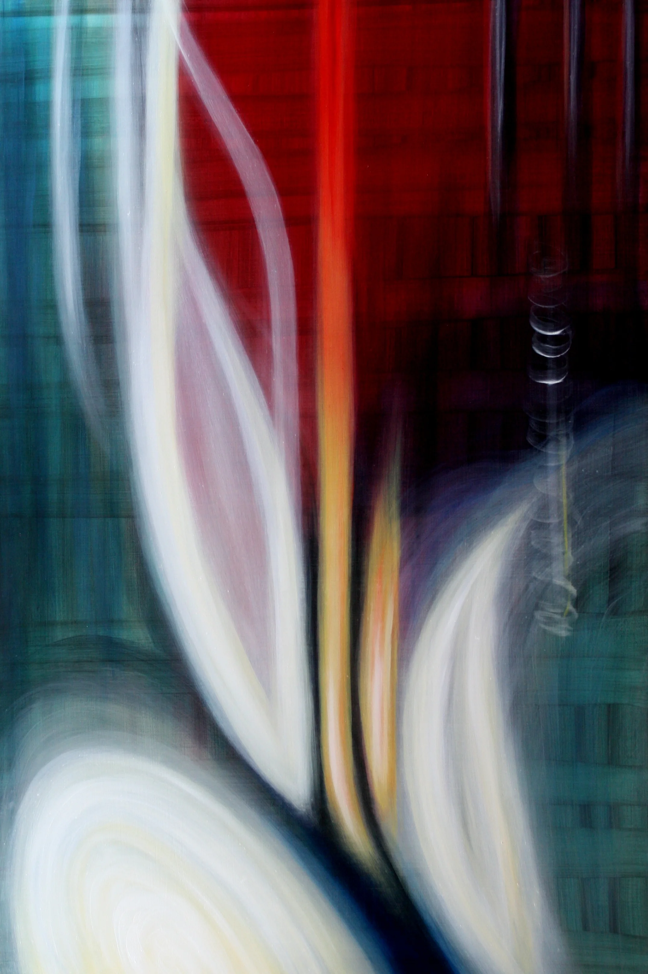 Red Truck. Oil on Hardboard 24"x 36", 2014