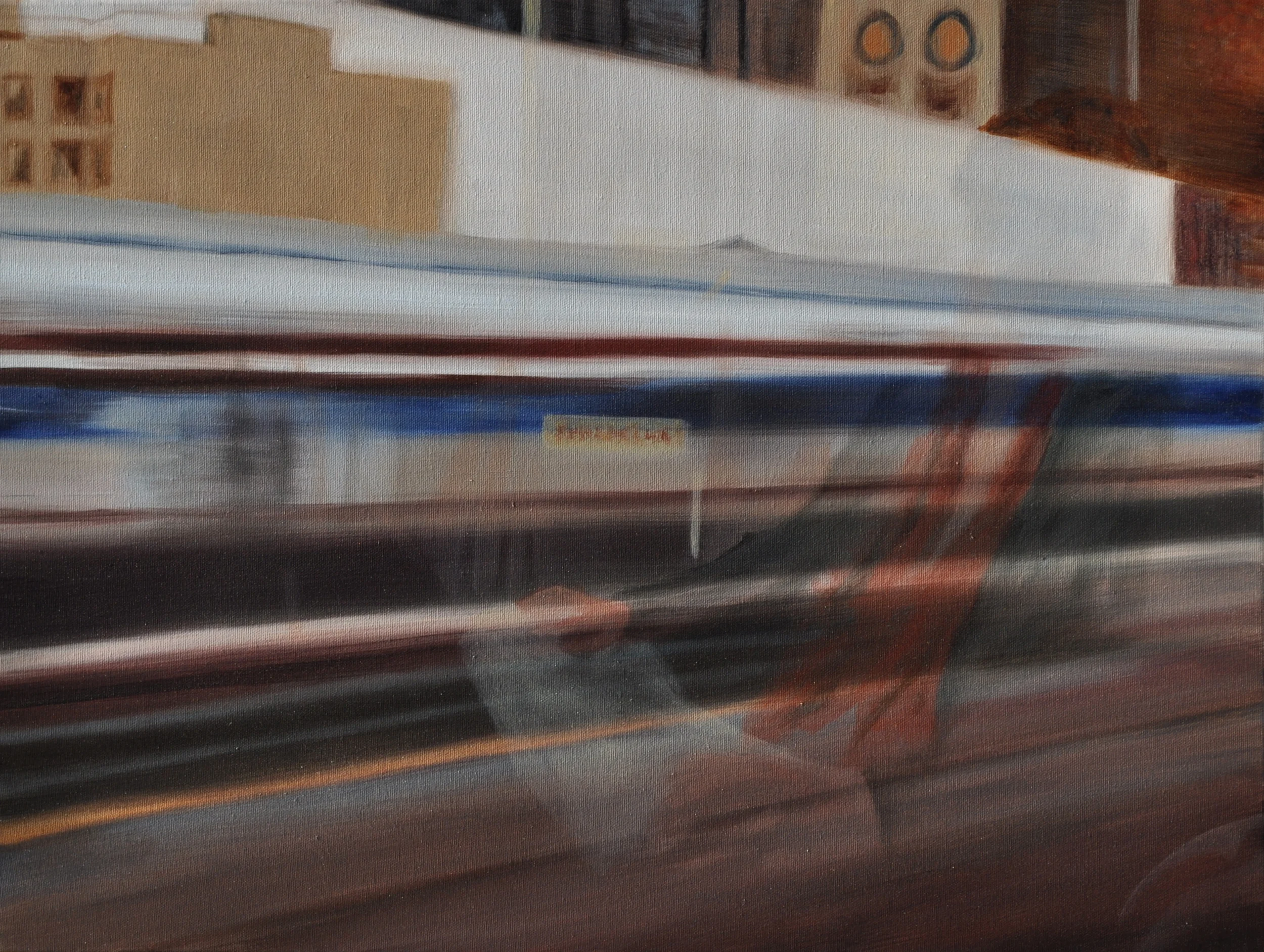 Conversation with Architect. Oil on Canvas 18"x 24", 2010