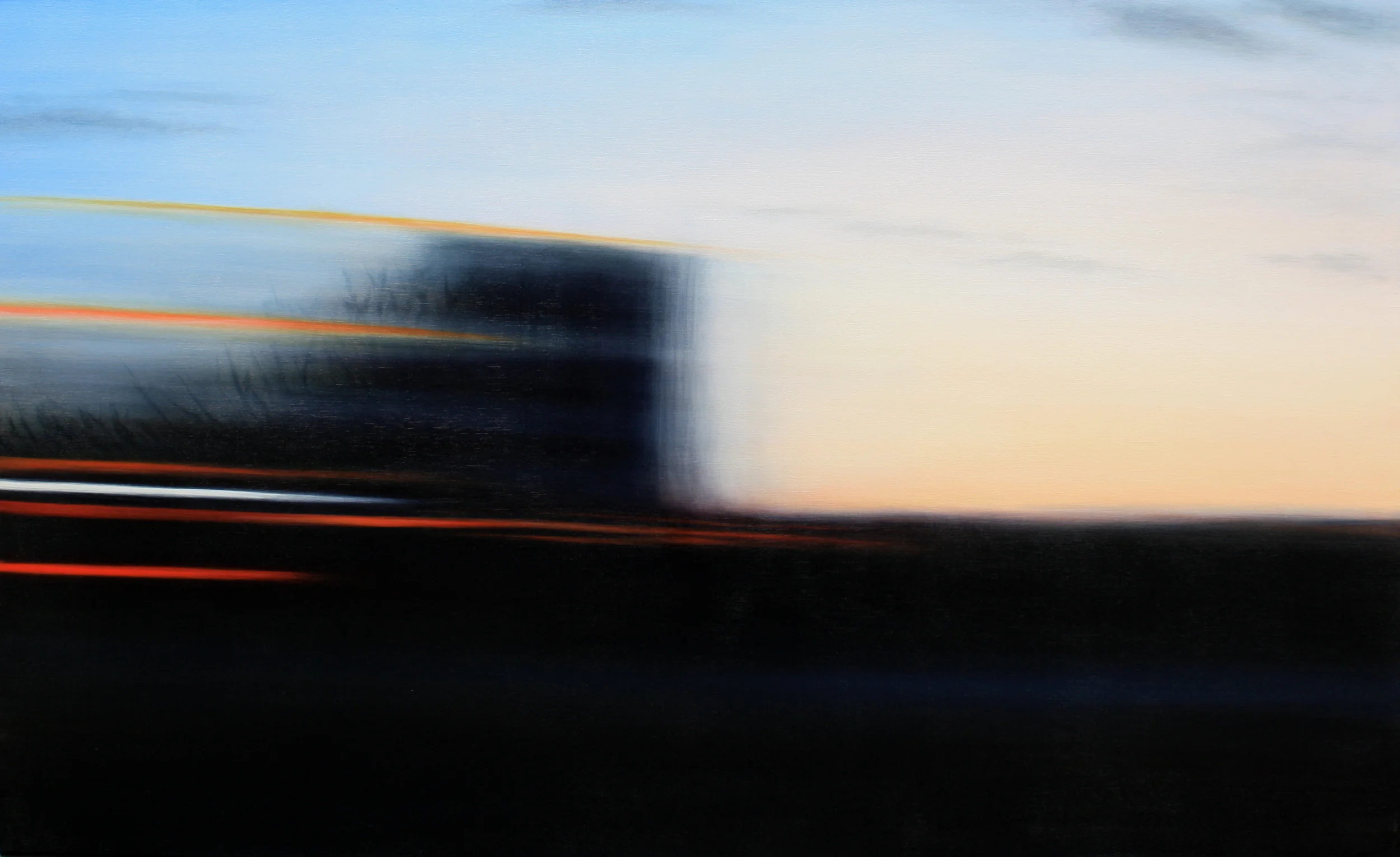 Truck #2 (Part 2). Oil on Canvas 26"x 42", 2014