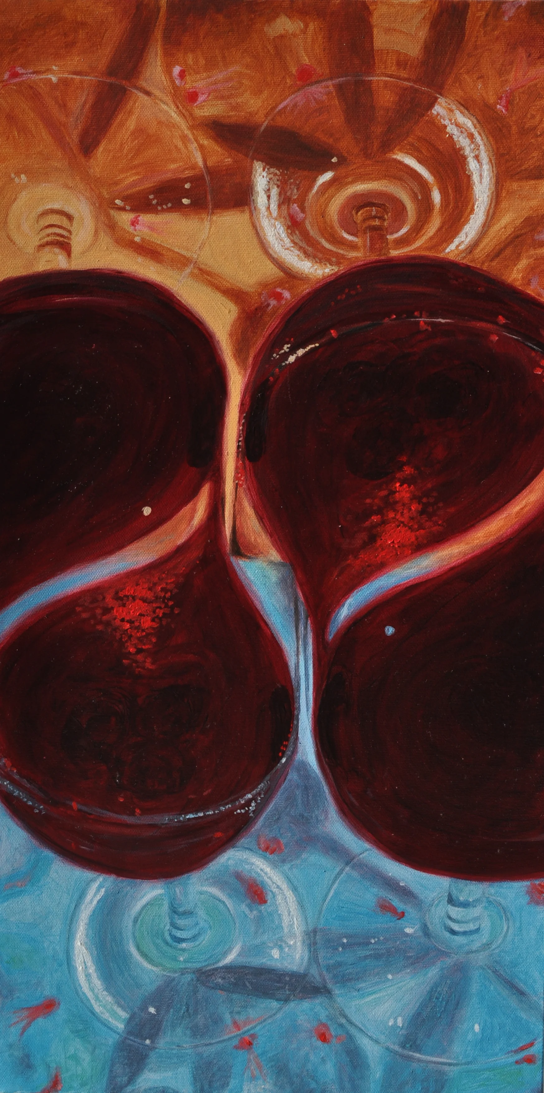 Blood Sugar. Oil on Canvas 12''x 24", 2009