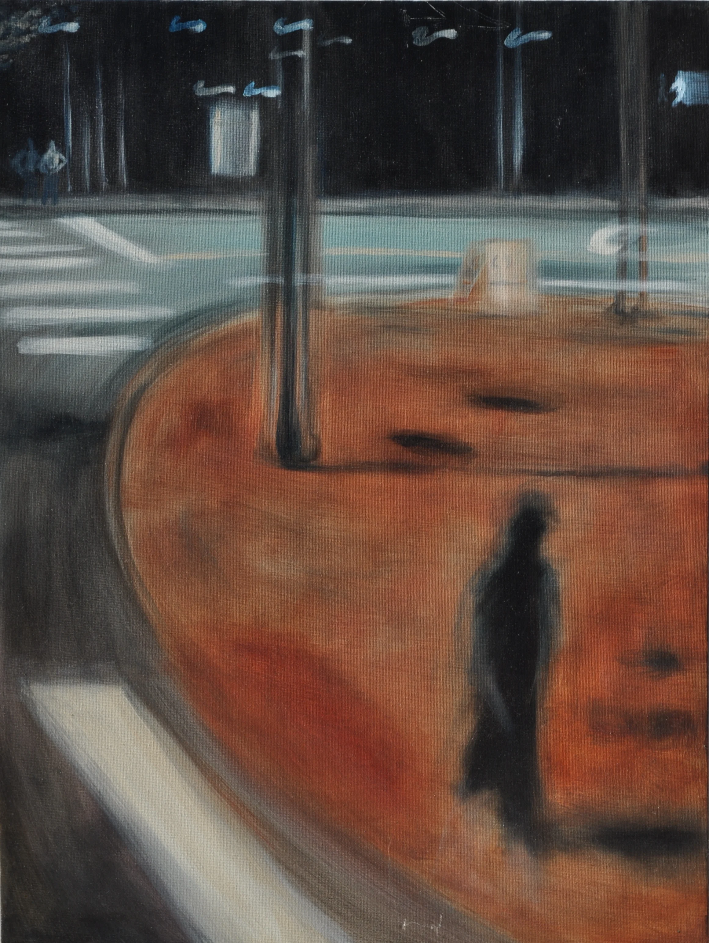 Passerby in Boston. Oil on Canvas 18"x 24", 2010