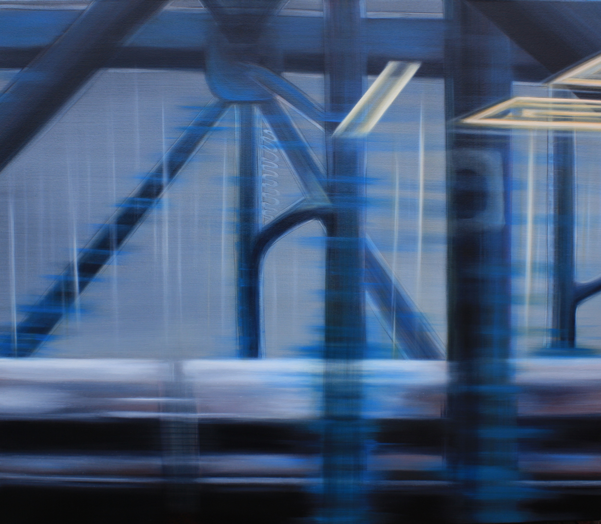 Blue Bridge #1. Oil on Canvas, 2015