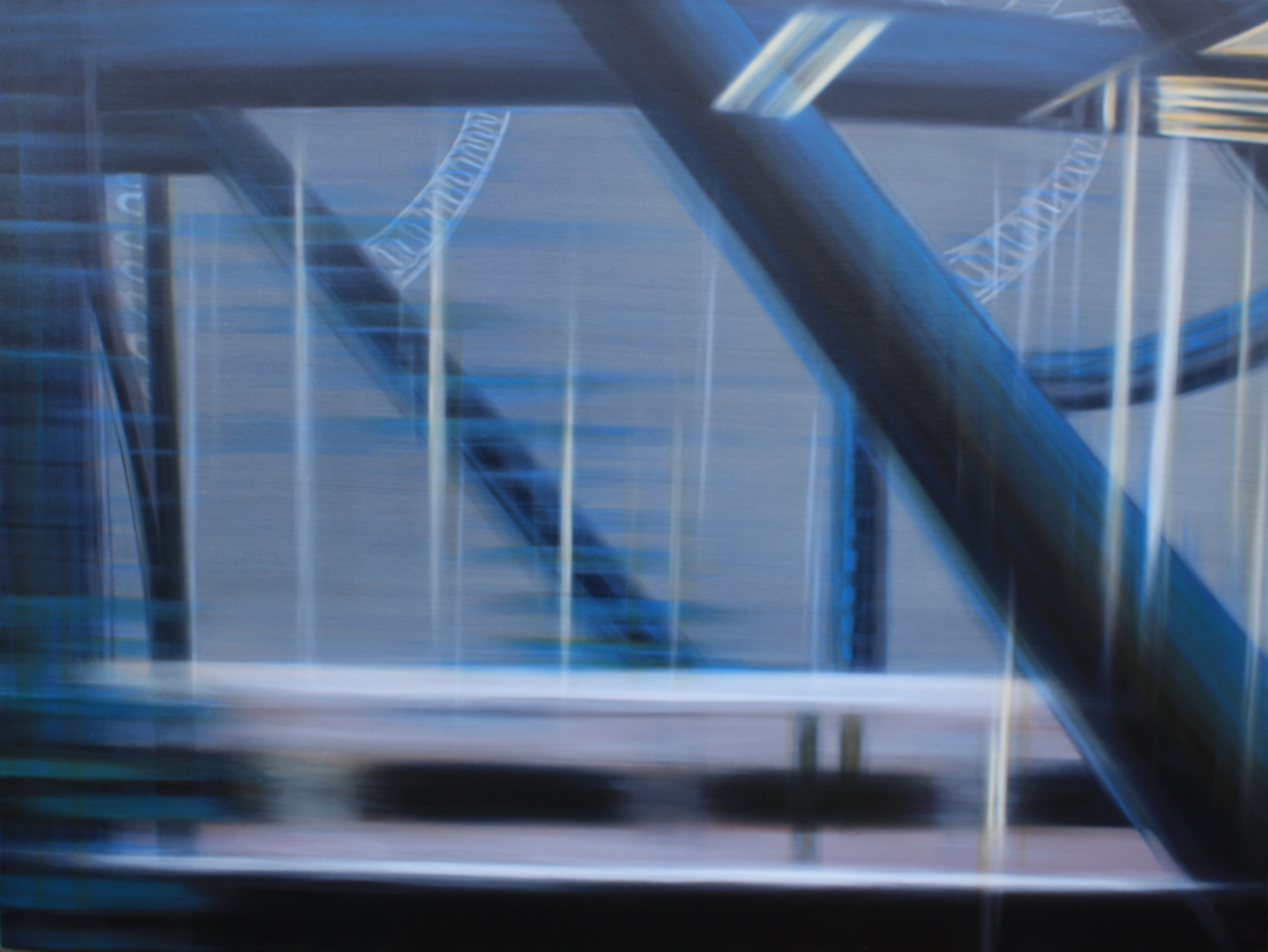 Blue Bridge #2. Oil on Canvas, 2015