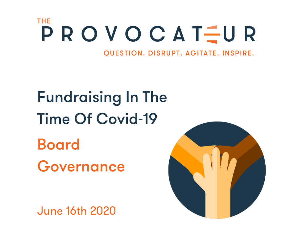 NONPROFIT BOARD GOVERNANCE IN THE CORONIAL AGE