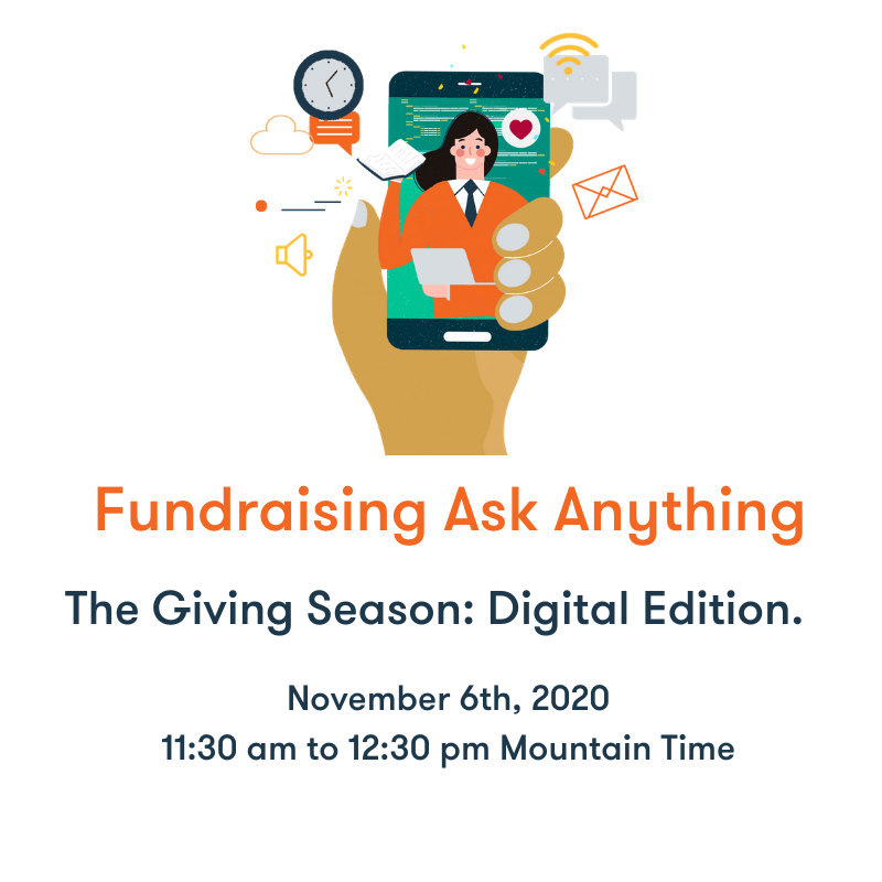Fundraising Ask Anything -  The Giving Season: The Digital Edition