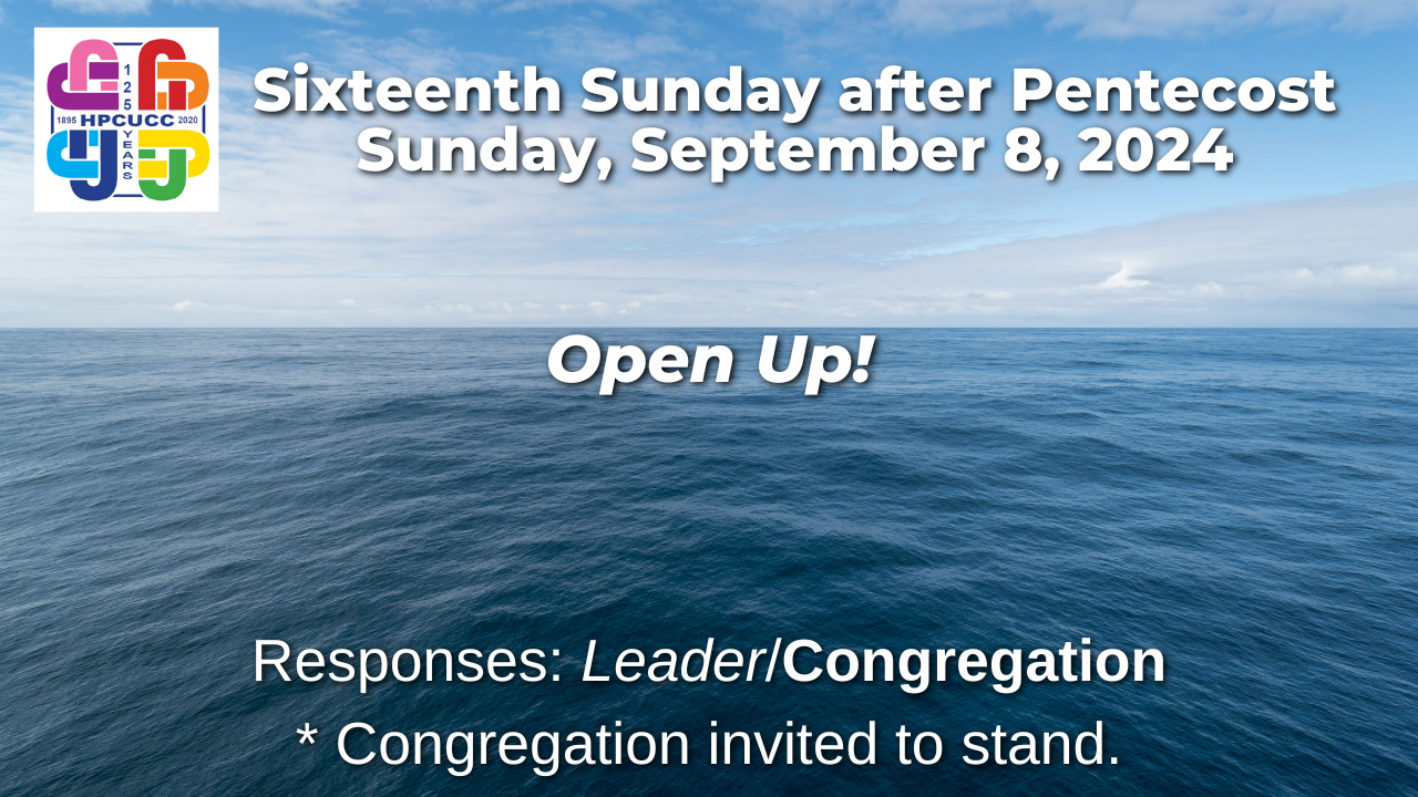 Sixteenth Sunday after Pentecost