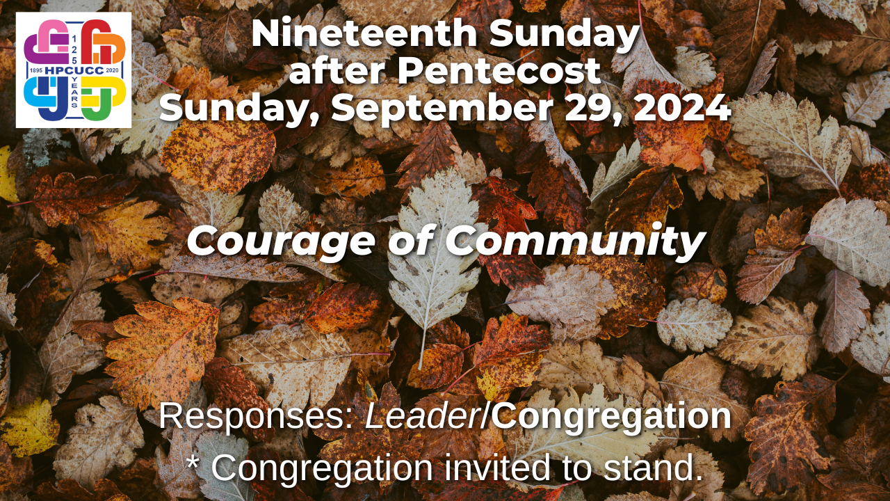 Nineteenth Sunday after Pentecost