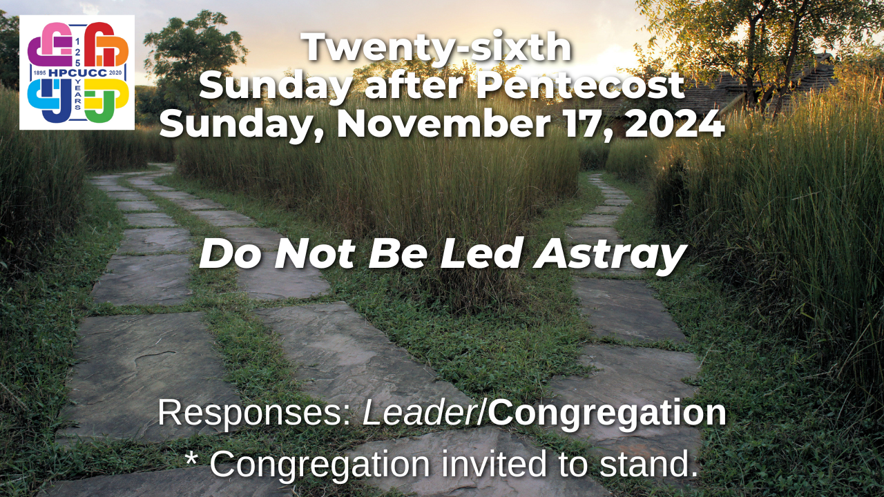 Twenty-sixth Sunday after Pentecost